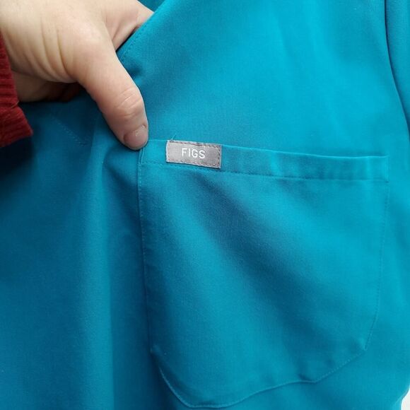 FIGS Set Limited Edition Blue Scrub Top And Scrub Bottoms Pants - Picture 3 of 16